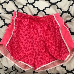 PINK running shorts